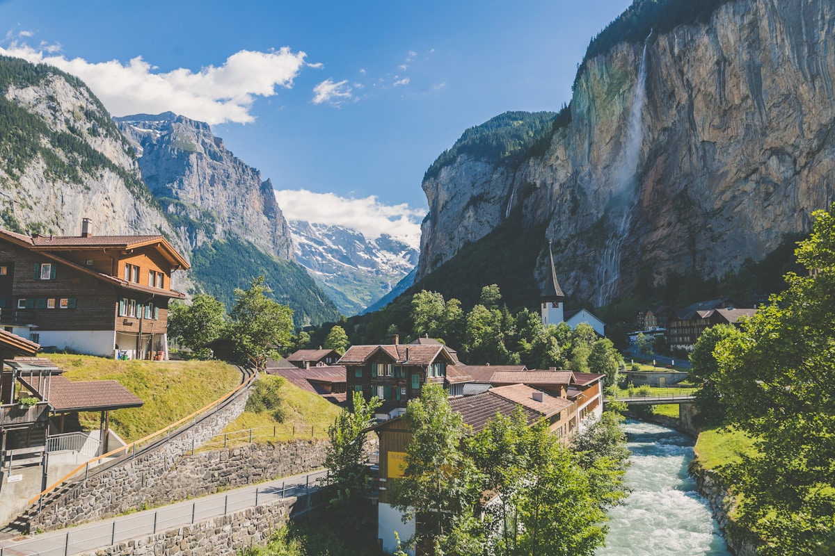 Swiss Alps Mountain Chalet Airvix